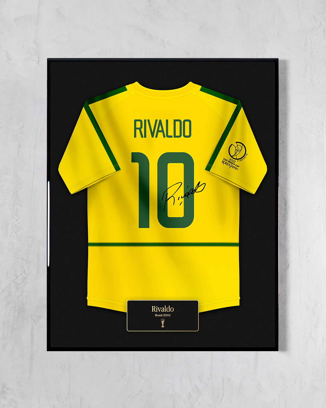 Brasil 2002 Local - Diseño Jersey / Rivaldo #10