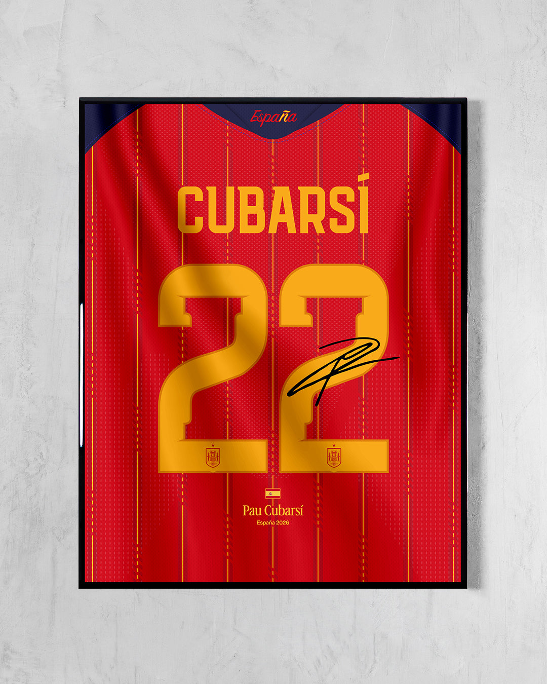 España 2026 Local - Diseño Dorsal / Cubarsi #22