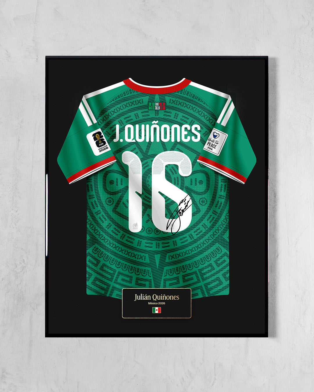México 2026 Local - Diseño Jersey / J. Quiñones #16