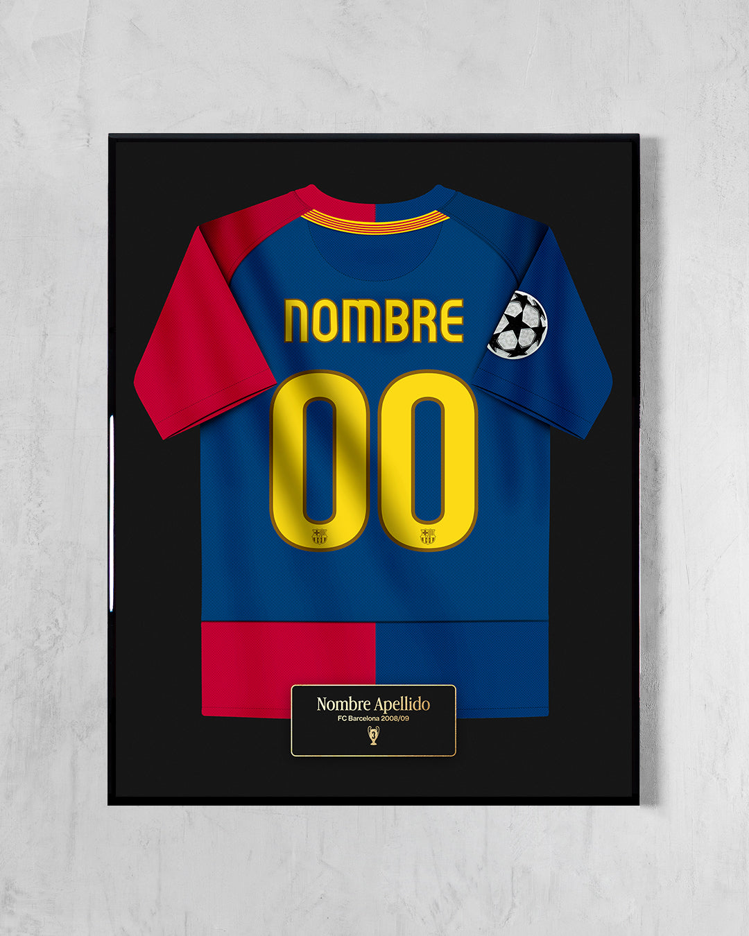 FC Barcelona 2008/09 Local - Diseño Jersey / Personalizado