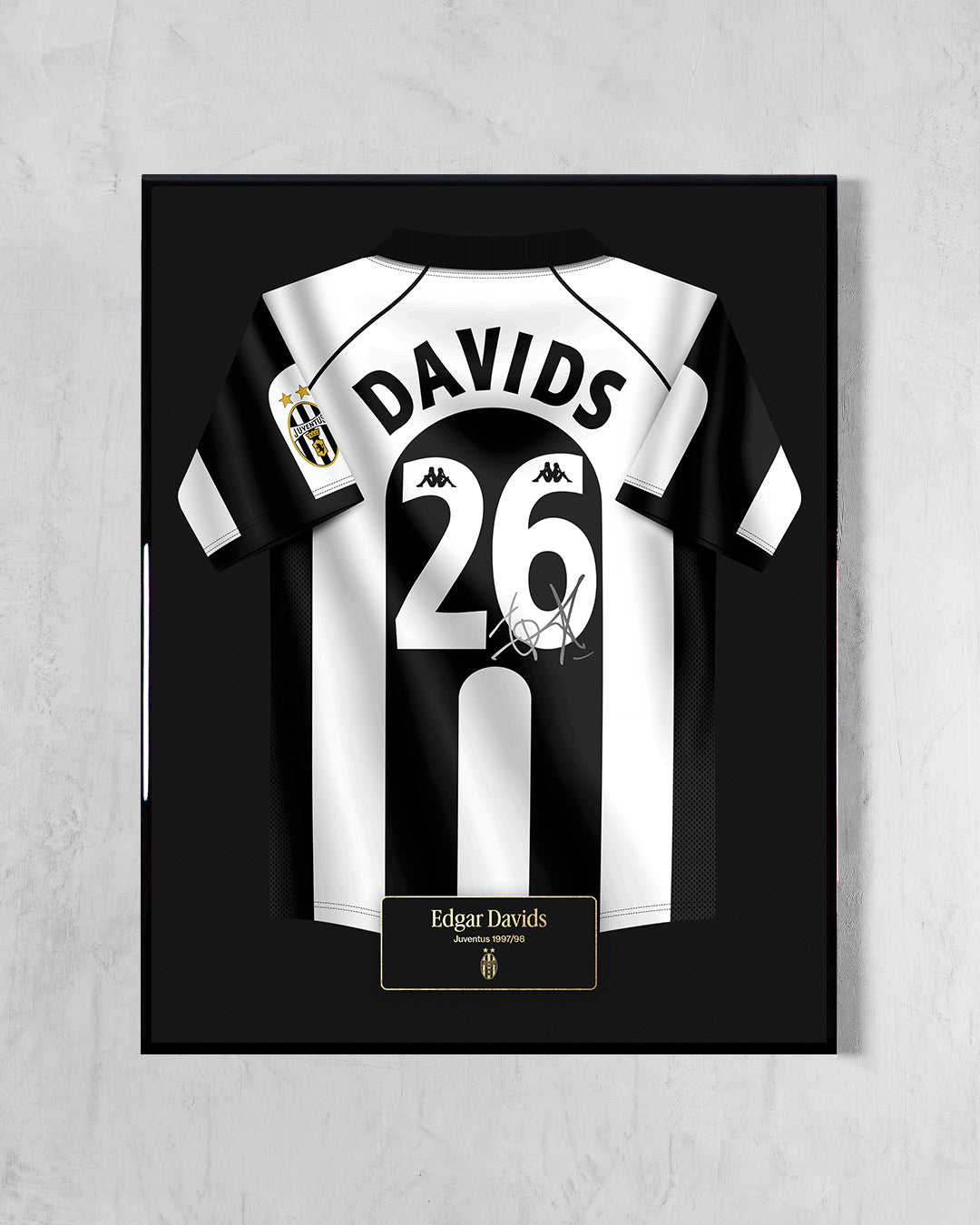 Juventus 1997/98 Local - Diseño Jersey / Davids #26