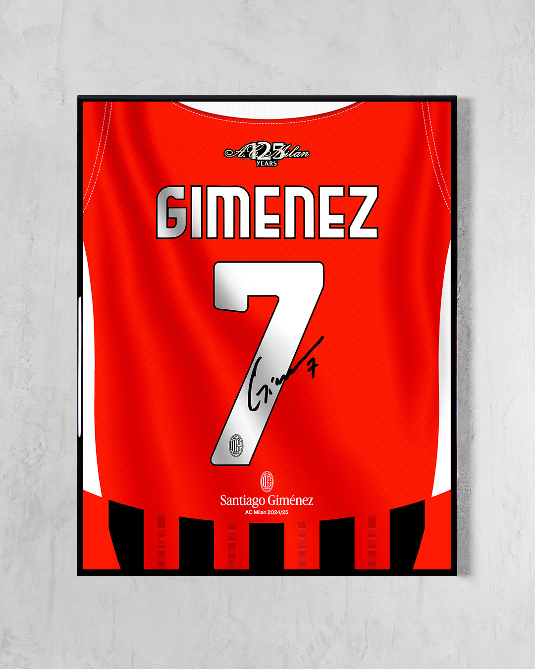 AC Milan 2024/25 Local - Diseño Dorsal