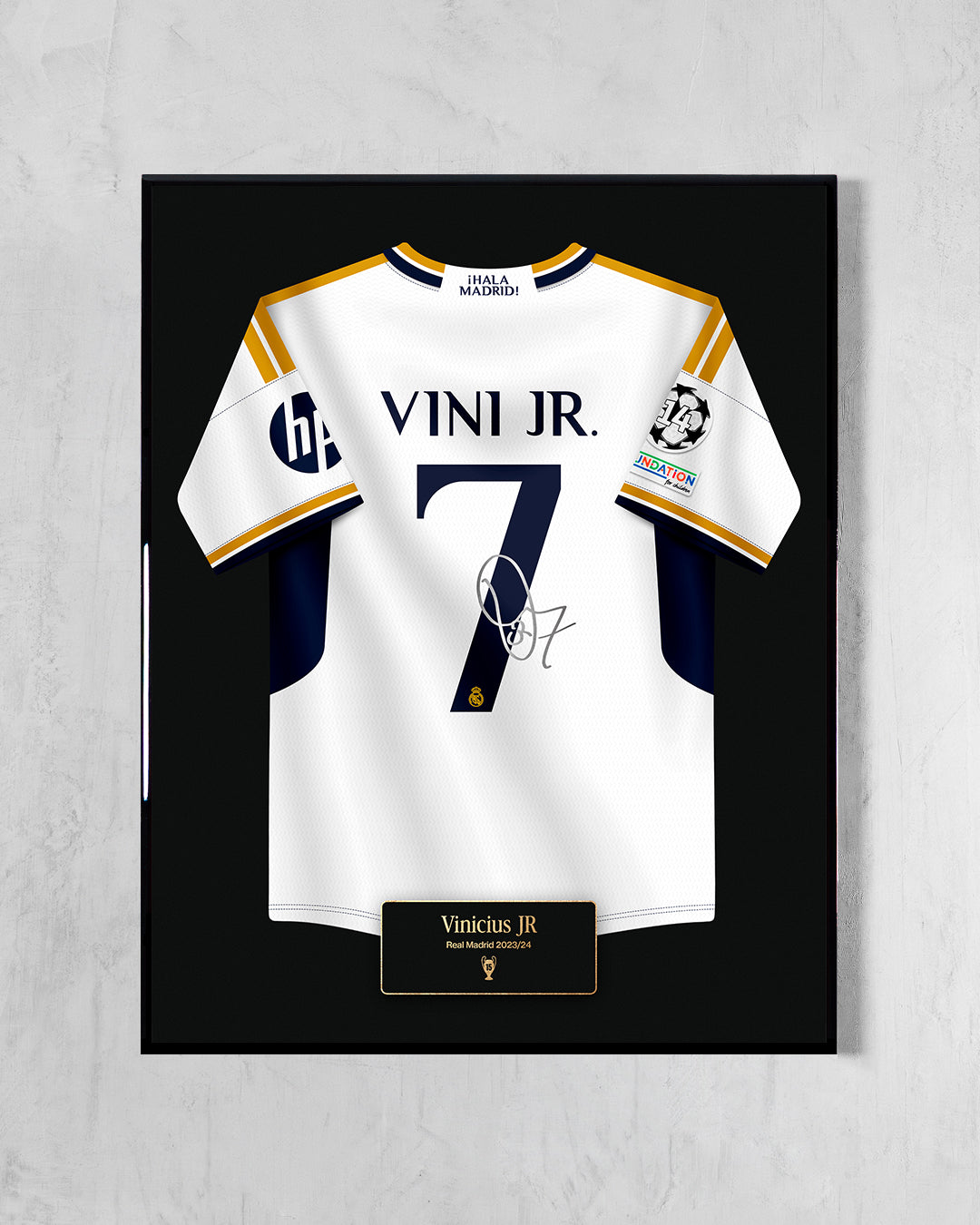Real Madrid 2023/24 Local - Diseño Jersey / Vinicius JR #7
