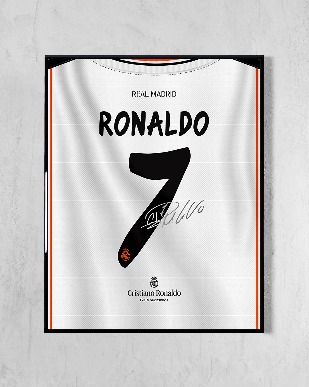 Real Madrid 2013/14 Local - Diseño Dorsal / Ronaldo #7