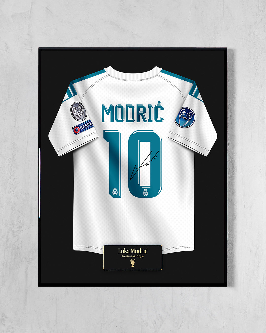 Real Madrid 2017/18 Local - Diseño Jersey / Modrić #10