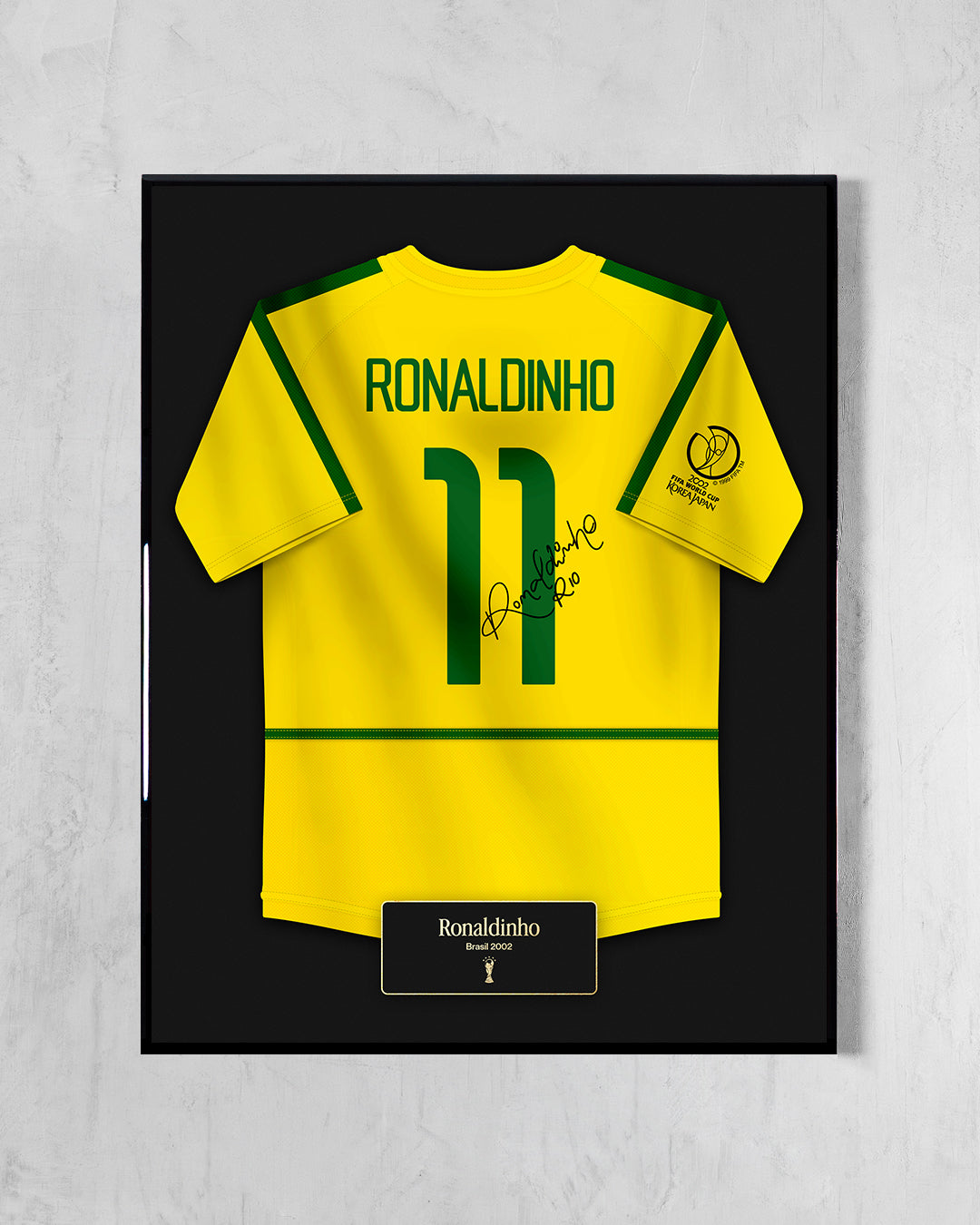 Brasil 2002 Local - Diseño Jersey / Ronaldinho #11