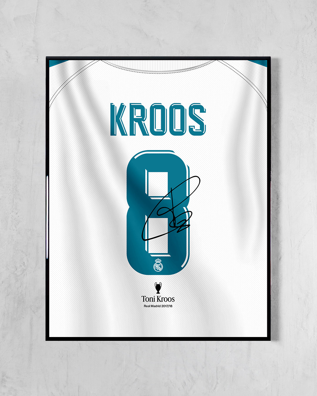 Real Madrid 2017/18 Local - Diseño Dorsal / Kroos #8