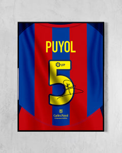 FC Barcelona 2003/04 Local - Diseño Dorsal / Puyol #5