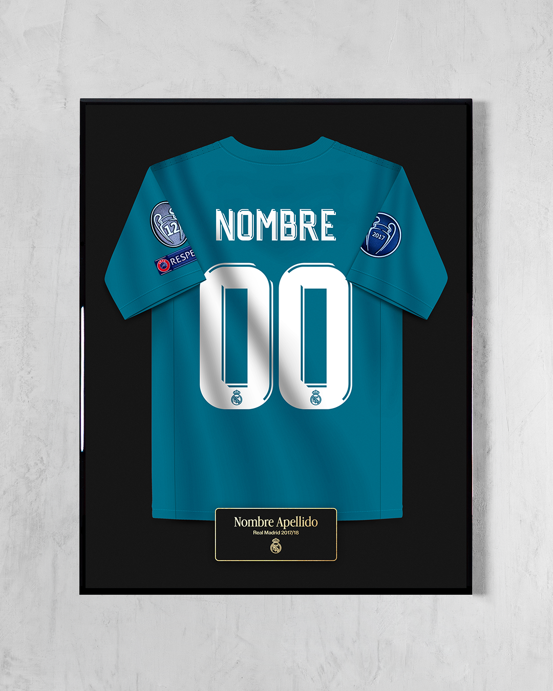 Real Madrid 2017/18 Tercera - Diseño Jersey / Personalizado