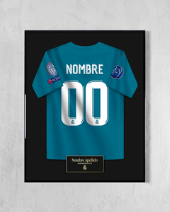 Real Madrid 2017/18 Tercera - Diseño Jersey / Personalizado