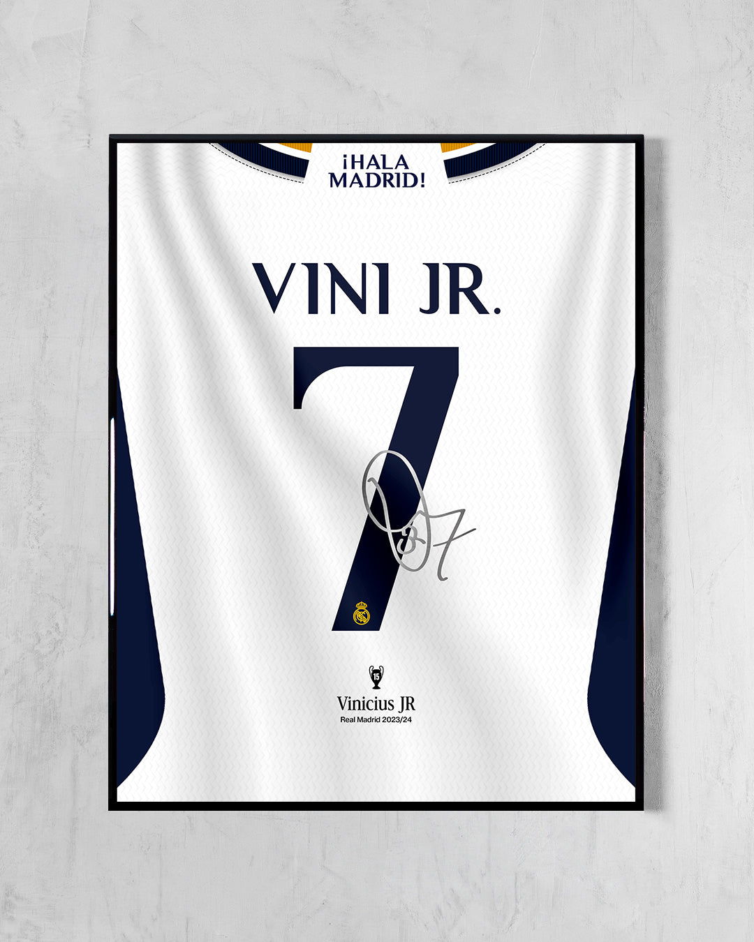 Real Madrid 2023/24 Local - Diseño Dorsal / Vinicius JR #7