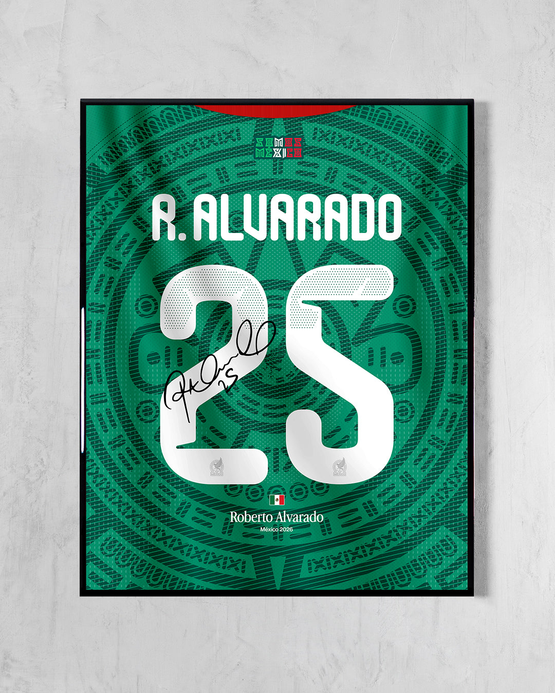 México 2026 Local - Diseño Dorsal / R. Alvarado #25