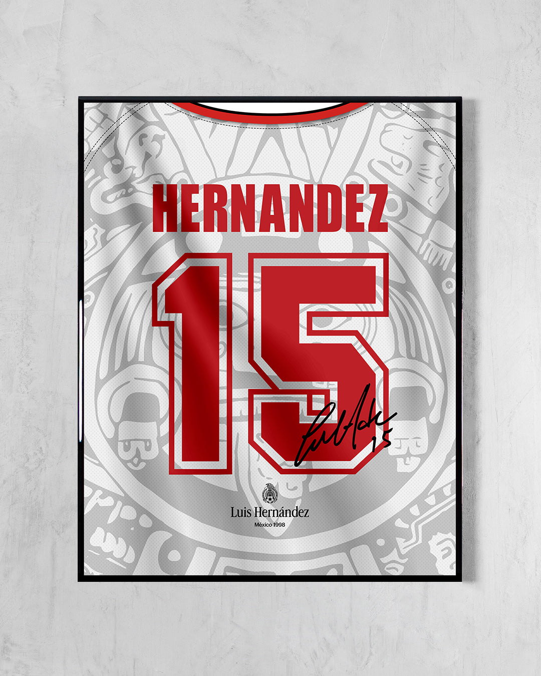 México 1998 Visitante - Diseño Dorsal / Hernández #15