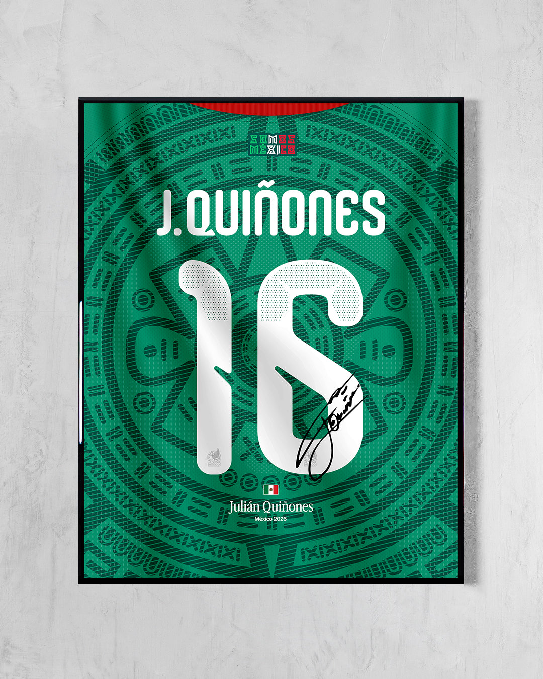 México 2026 Local - Diseño Dorsal / J. Quiñones #16
