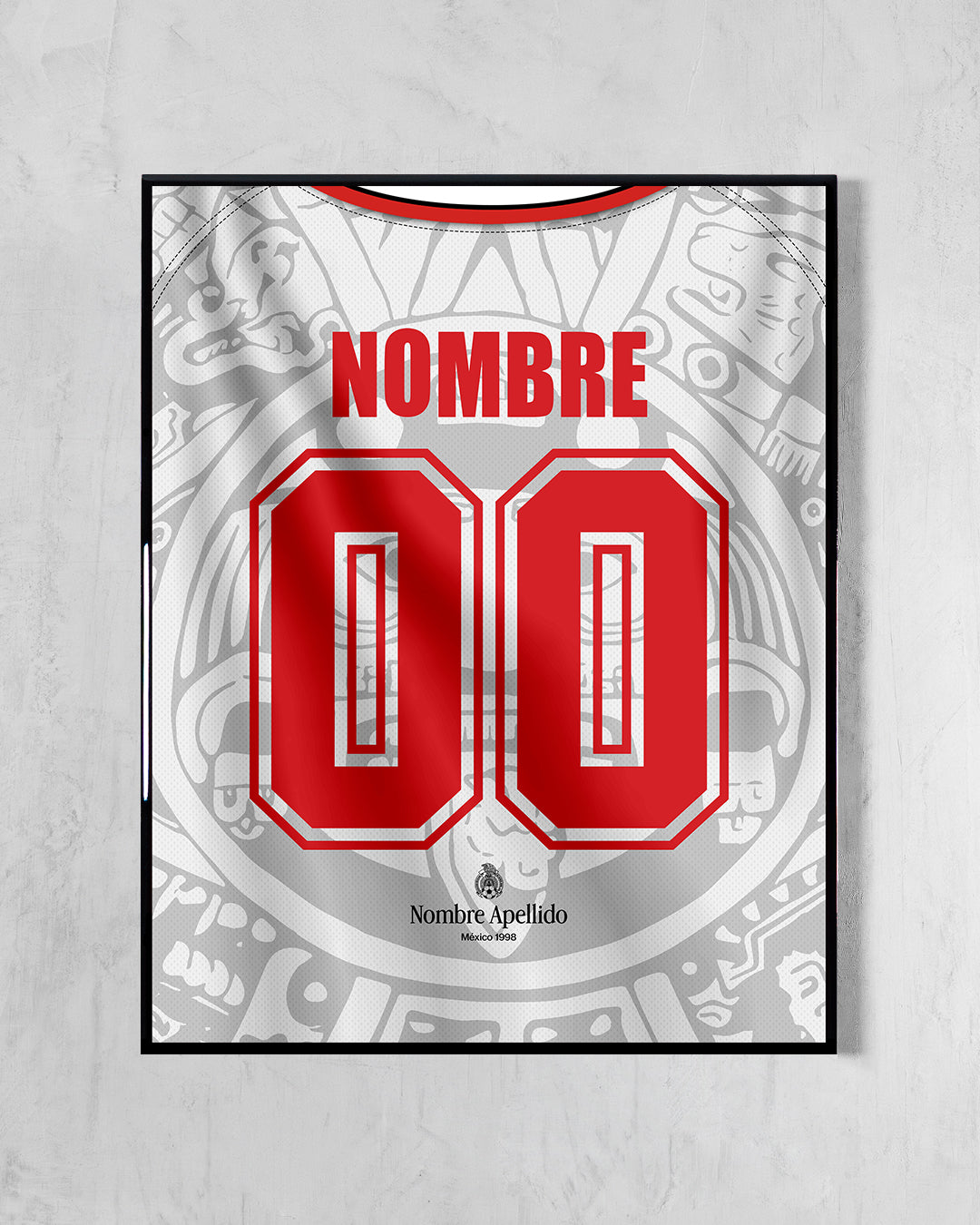 México 1998 Visitante - Diseño Dorsal / Personalizado