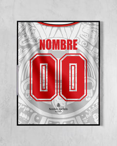 México 1998 Visitante - Diseño Dorsal / Personalizado