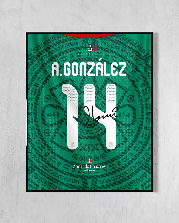 México 2026 Local - Diseño Dorsal