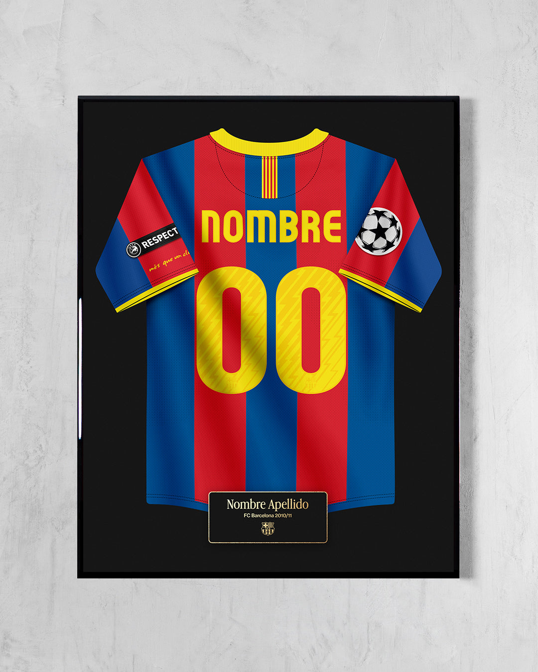 FC Barcelona 2010/11 Local - Diseño Jersey / Personalizado