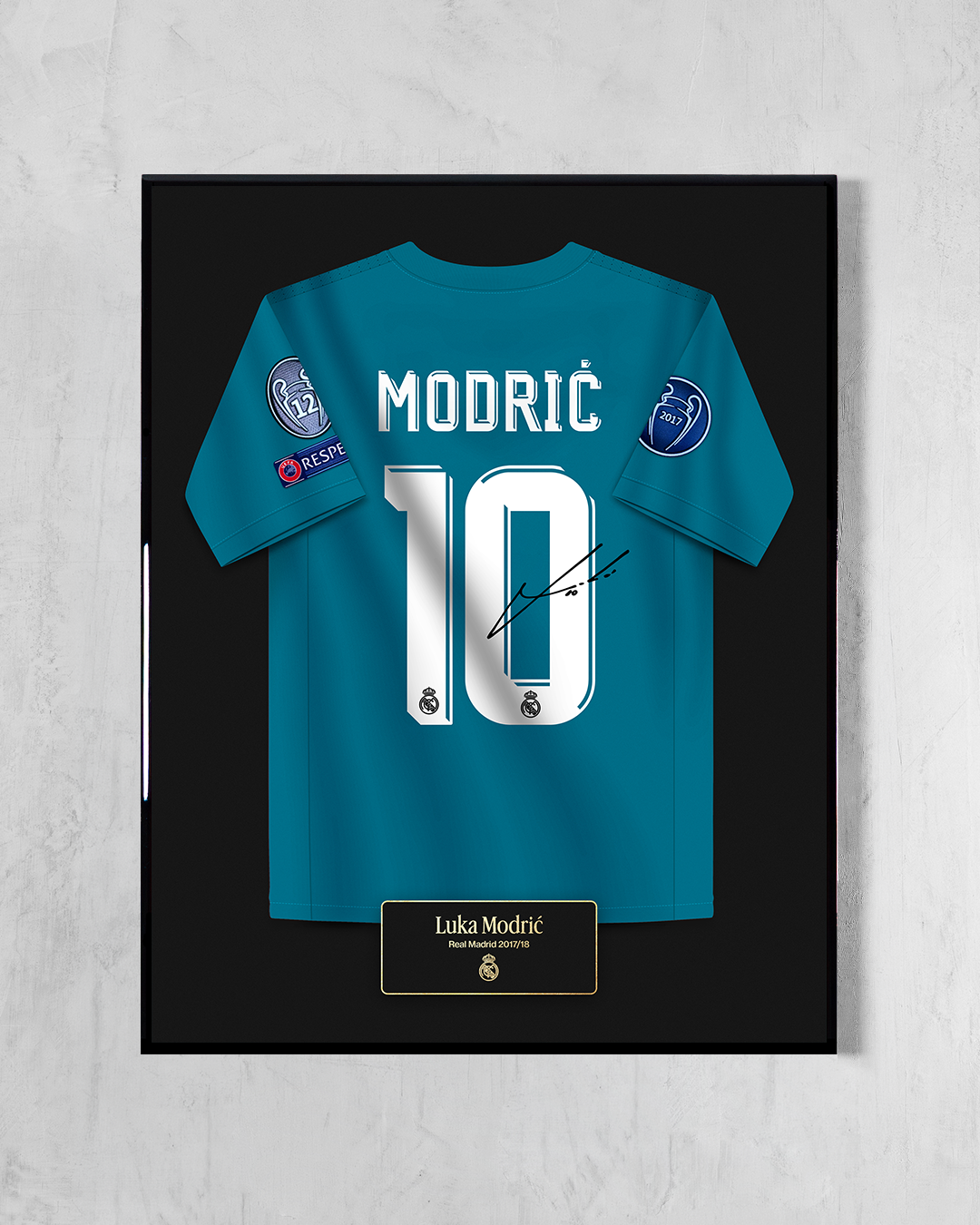 Real Madrid 2017/18 Tercera - Diseño Jersey / Modrić #10