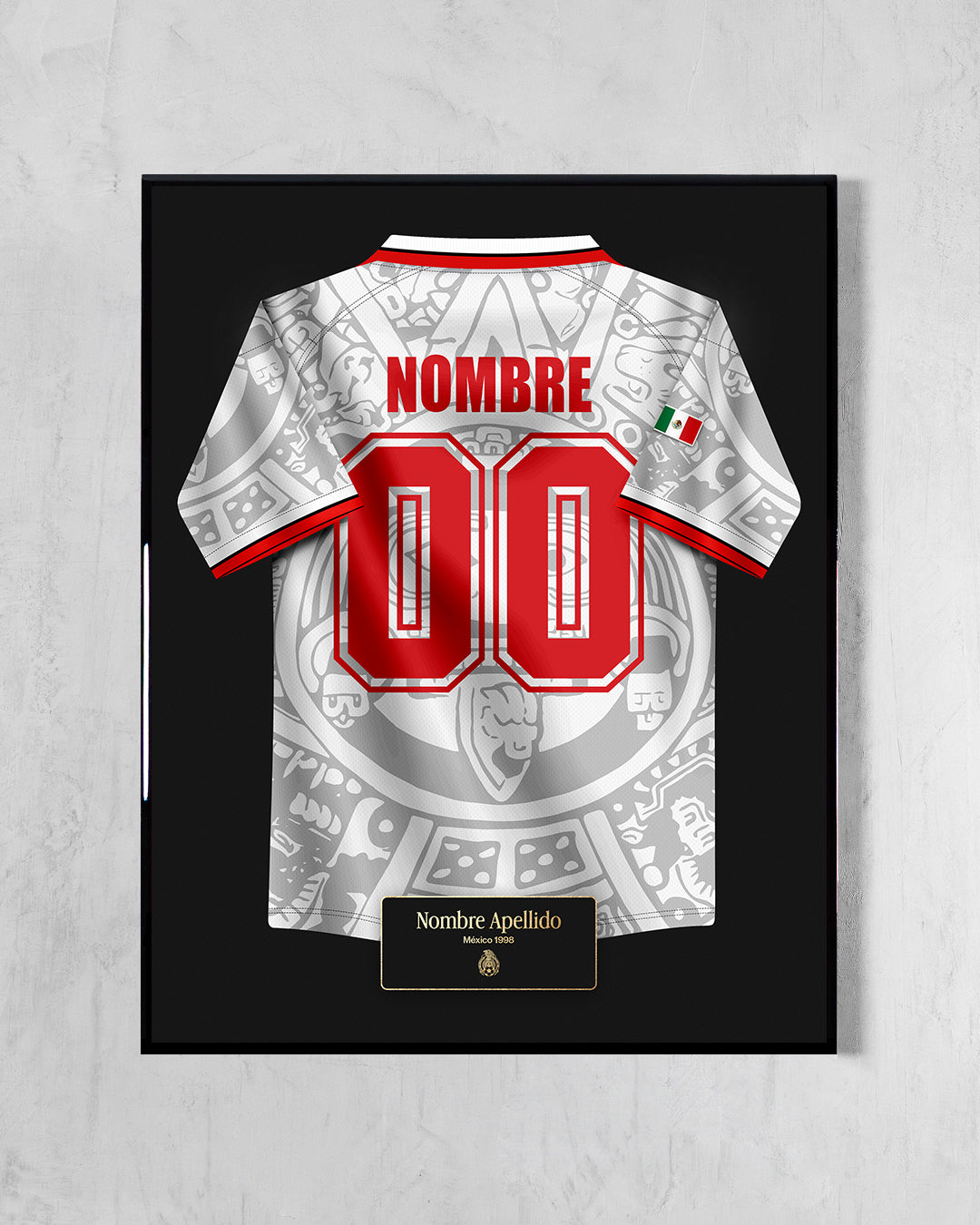 México 1998 Visitante - Diseño Jersey / Personalizado
