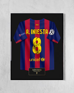 FC Barcelona 2014/15 Local - Diseño Jersey / Iniesta #8