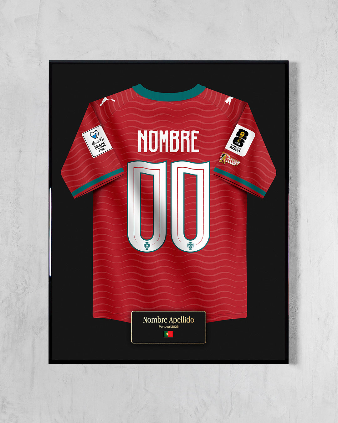 Portugal 2026 Local - Diseño Jersey / Personalizado