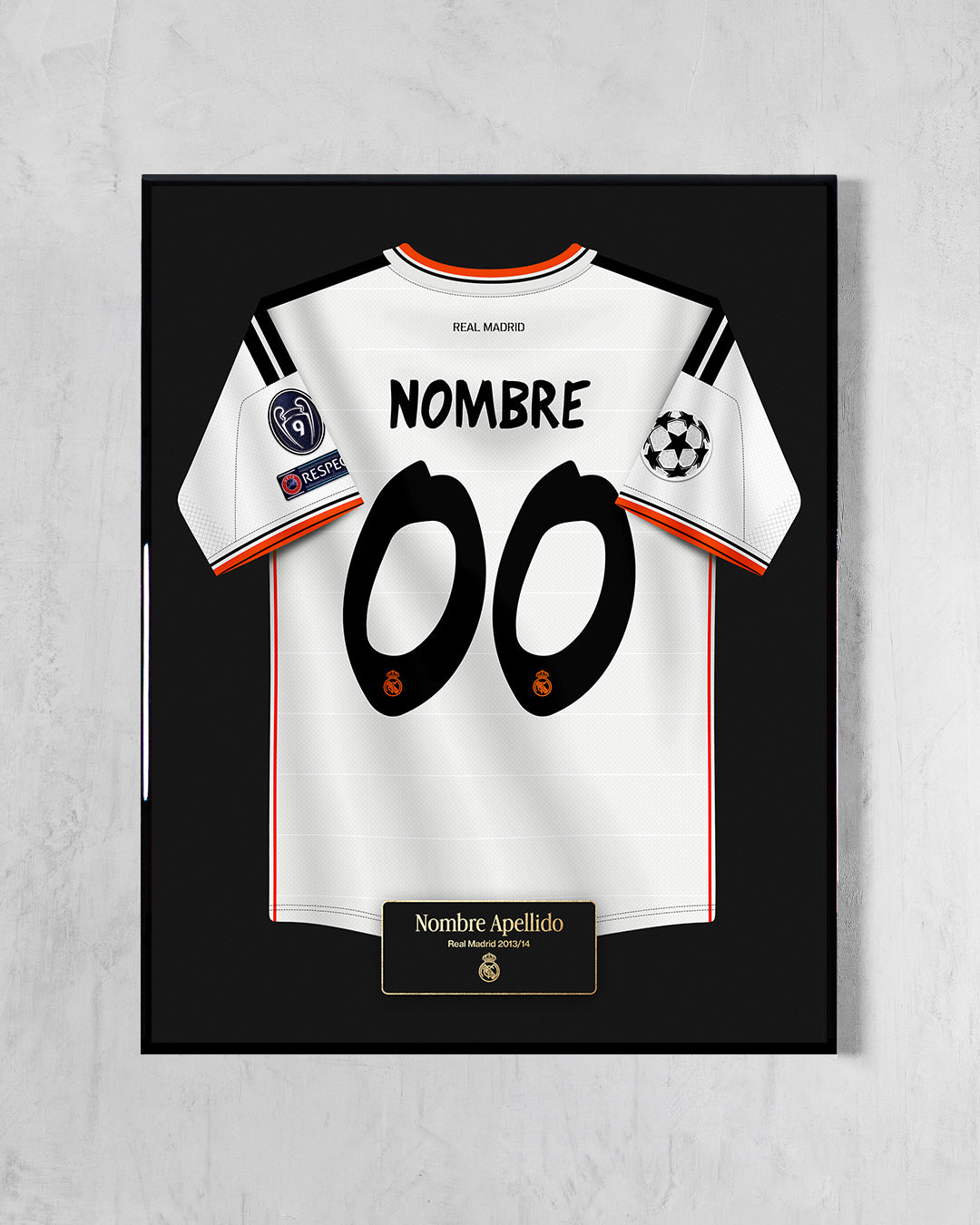 Real Madrid 2013/14 Local - Diseño Jersey / Personalizado