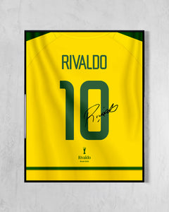 Brasil 2002 Local - Diseño Dorsal / Rivaldo #10