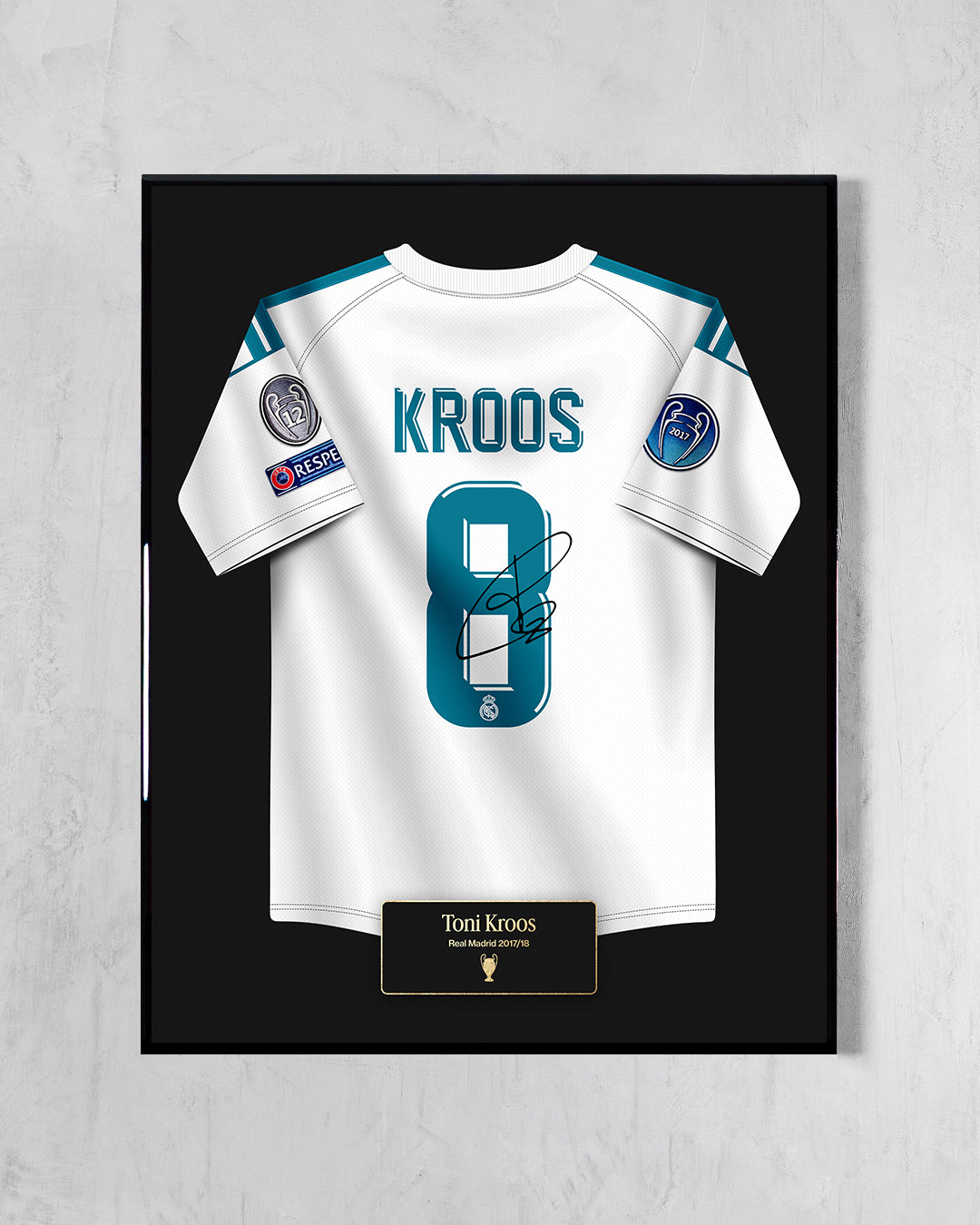 Real Madrid 2017/18 Local - Diseño Jersey / Kroos #8