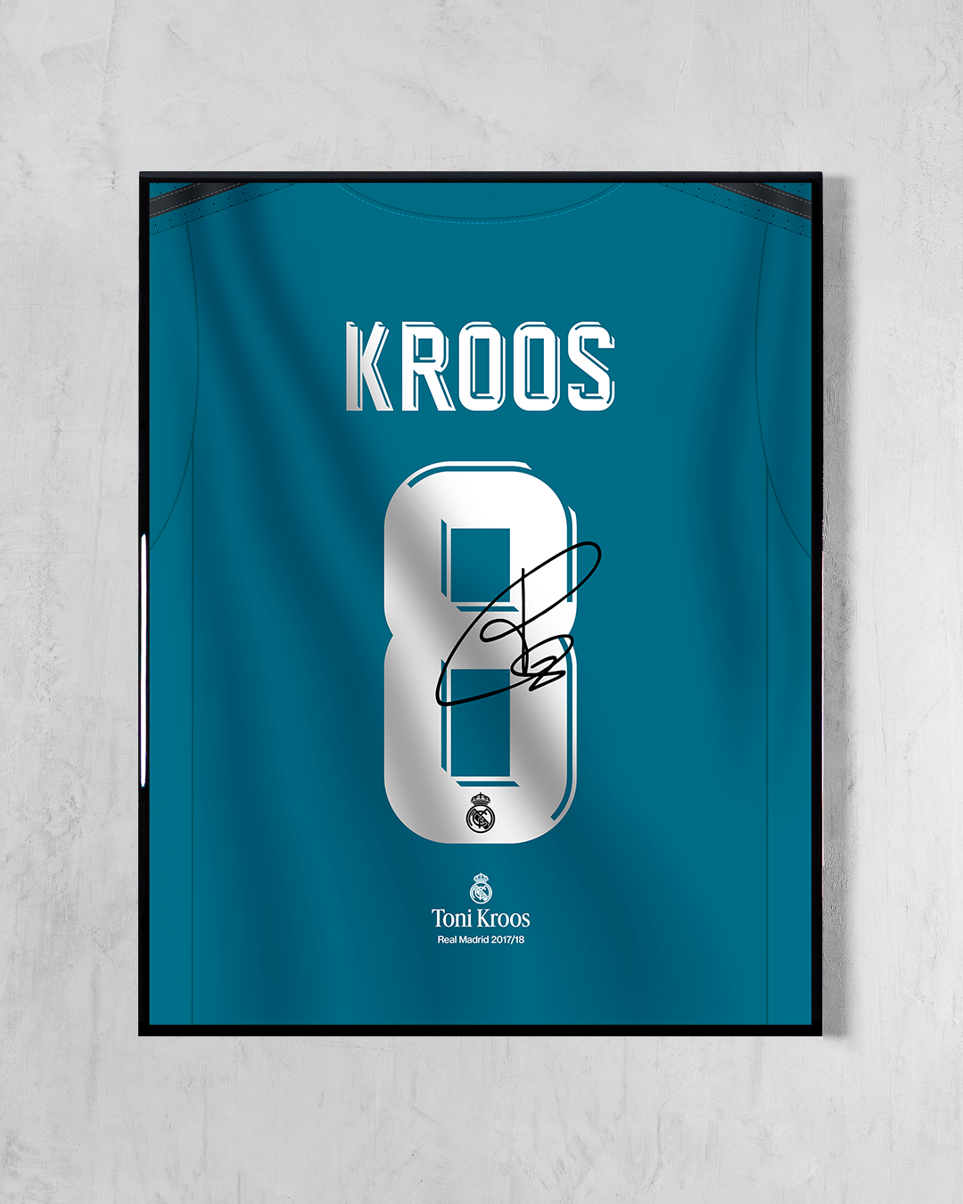 Real Madrid 2017/18 Tercera - Diseño Dorsal / Kroos #8