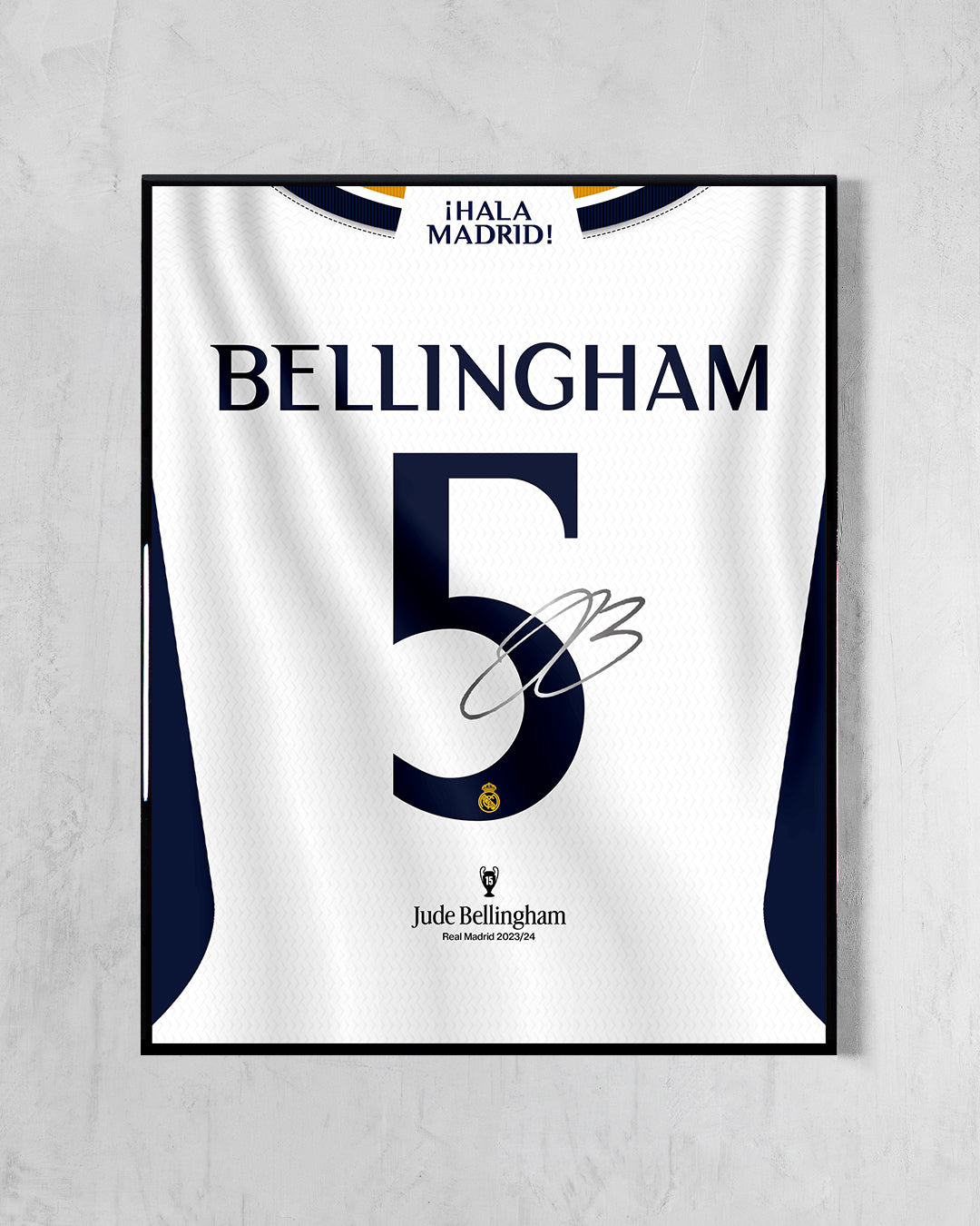 Real Madrid 2023/24 Local - Diseño Dorsal / Bellingham #5