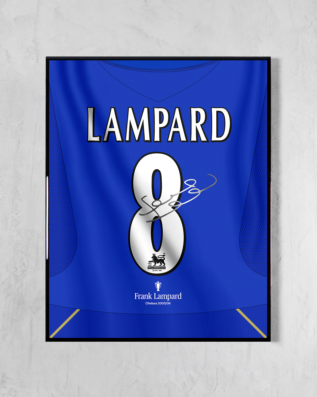 Chelsea 2005/2006 Local - Diseño Dorsal