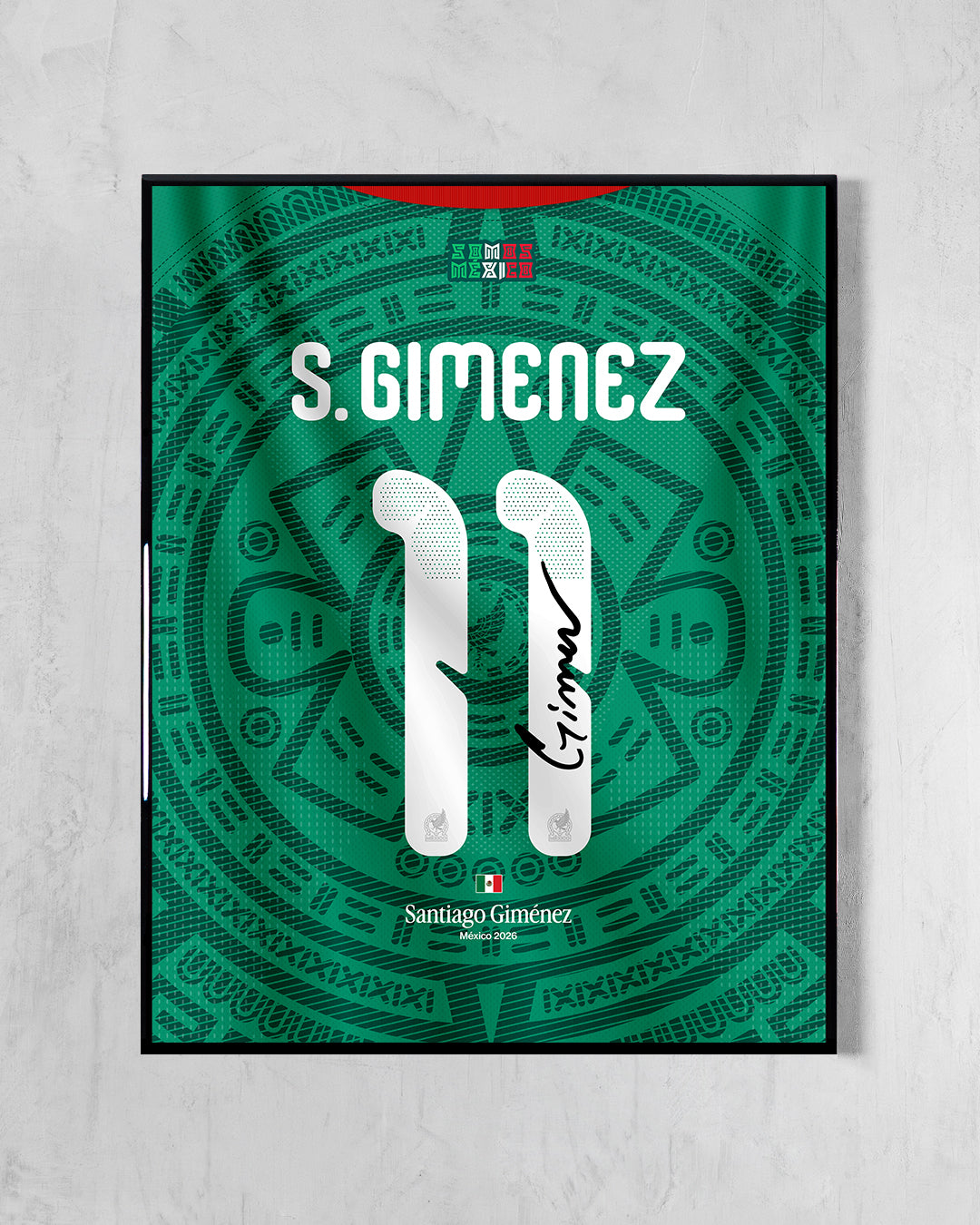 México 2026 Local - Diseño Dorsal / S. Gimenez #11