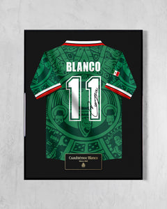 México 1998 Local - Diseño Jersey / Blanco #11