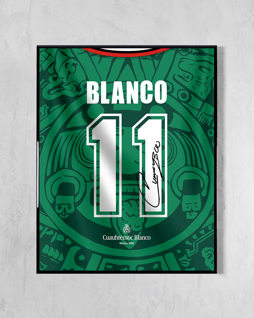 México 1998 Local - Diseño Dorsal / Blanco #11