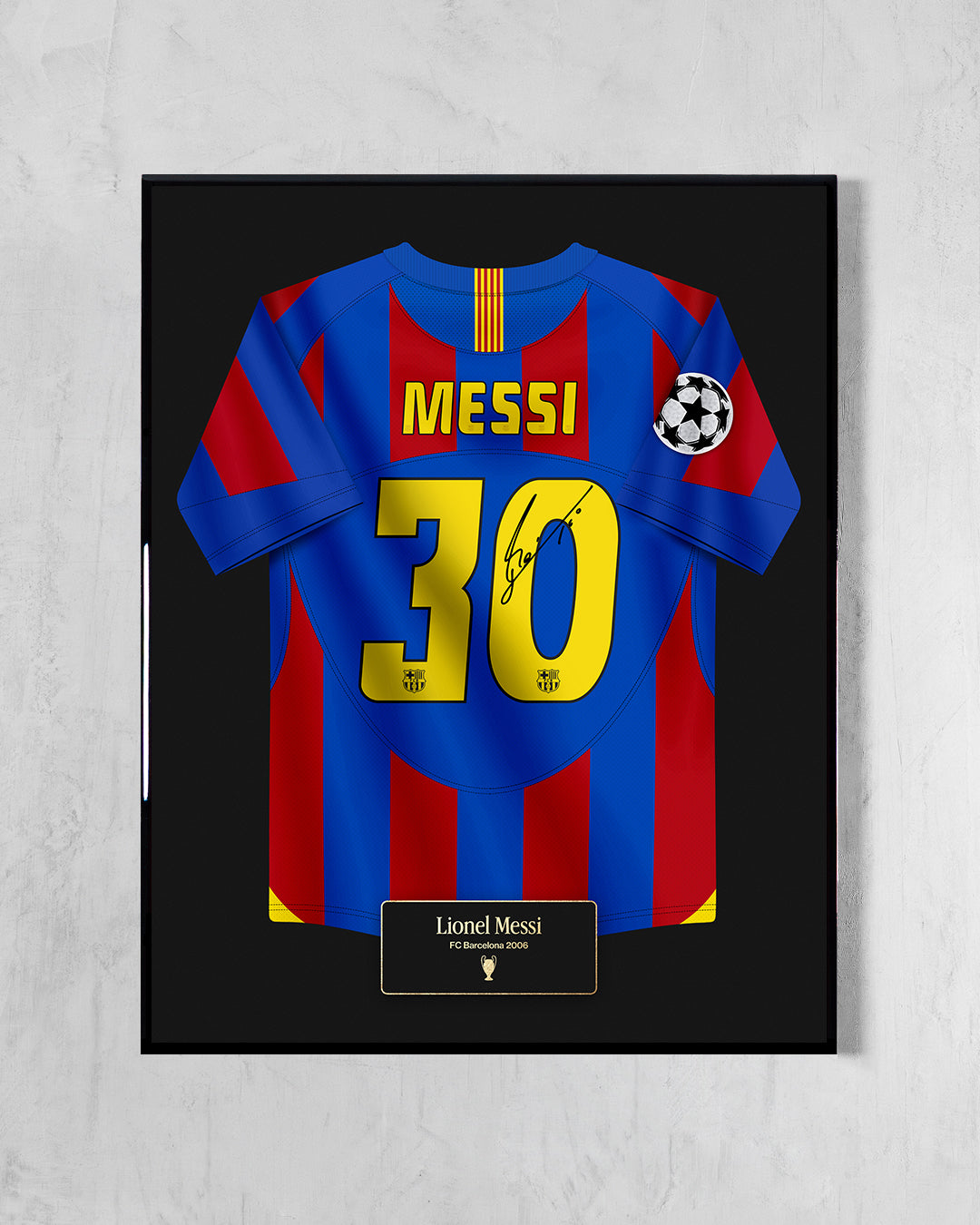 FC Barcelona 2005/06 Local - Diseño Jersey / Messi #30