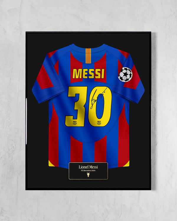 FC Barcelona 2005/06 Local - Diseño Jersey / Messi #30