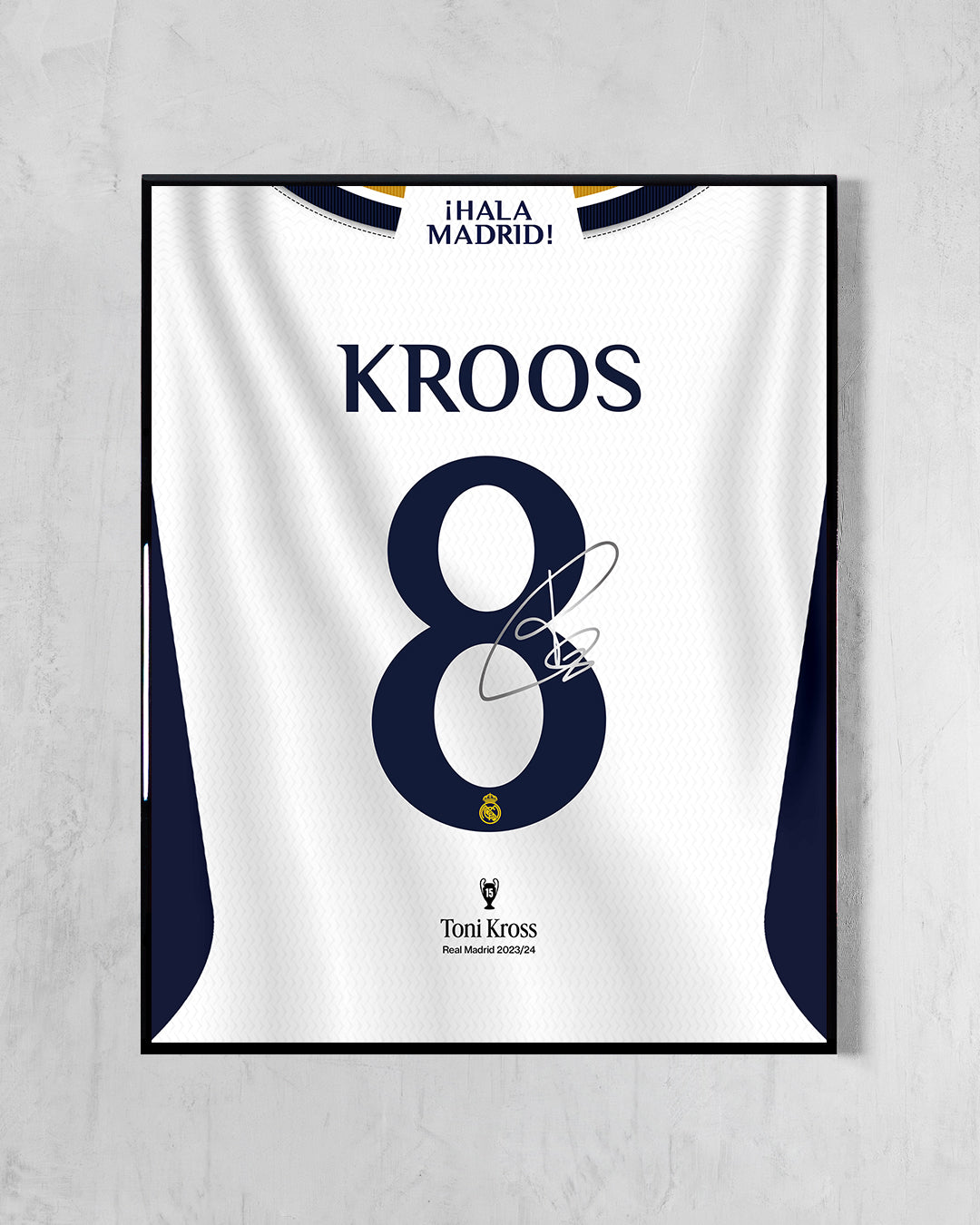 Real Madrid 2023/24 Local - Diseño Dorsal