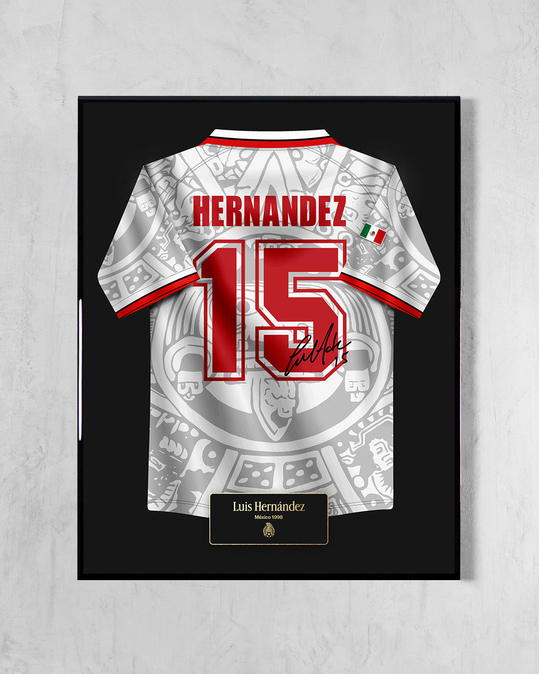 México 1998 Visitante - Diseño Jersey / Hernández #15