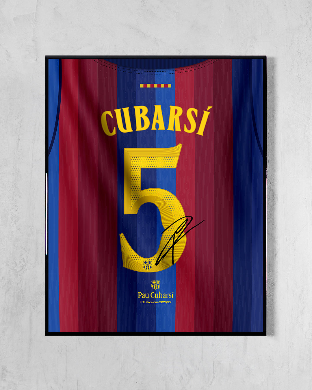 FC Barcelona 2026/27 Local - Diseño Dorsal / Cubarsí #5