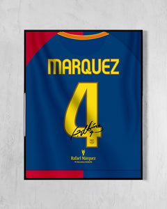 FC Barcelona 2008/09 Local - Diseño Dorsal / Márquez #4