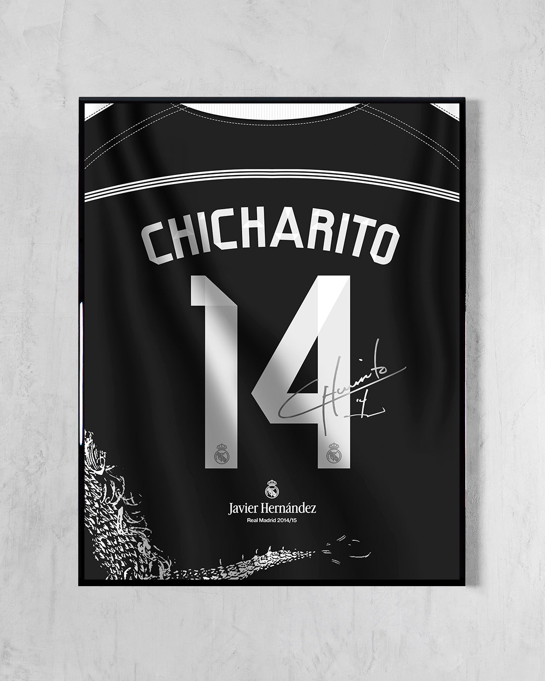 Real Madrid 2014/15 Tercera - Diseño Dorsal