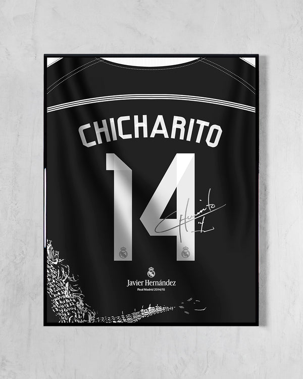 Real Madrid 2014/15 Tercera - Diseño Dorsal