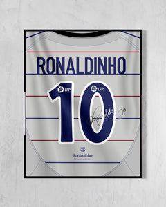 FC Barcelona 2003/04 Visitante - Diseño Dorsal