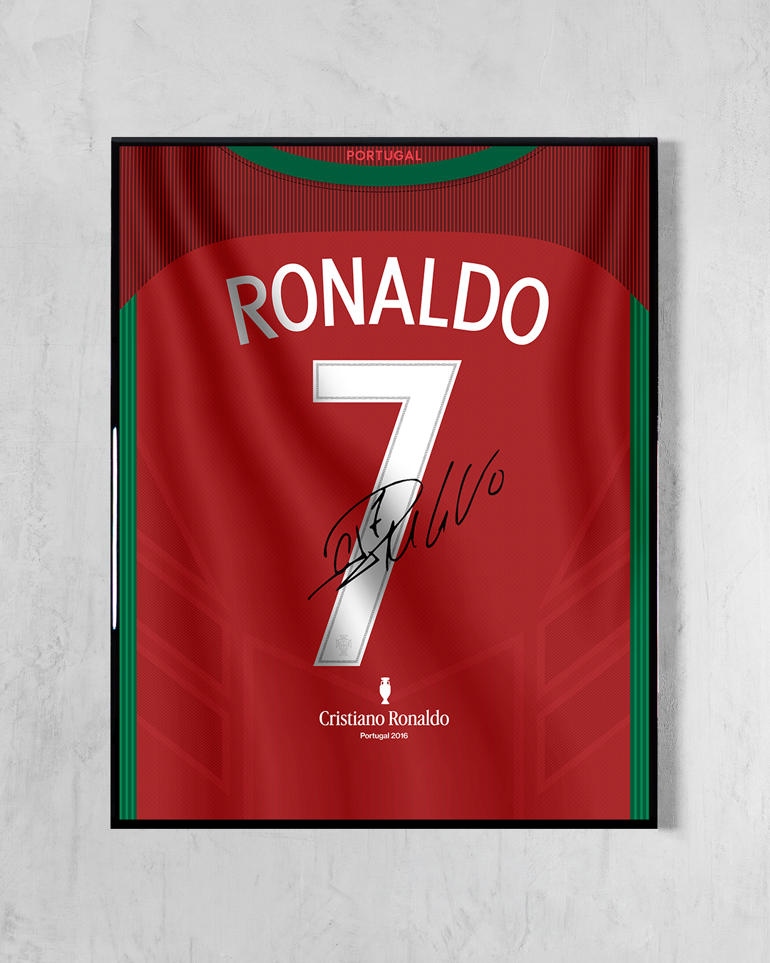 Portugal 2016 Local - Diseño Dorsal