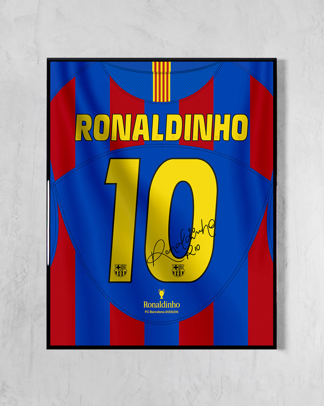 FC Barcelona 2005/06 Local - Diseño Dorsal