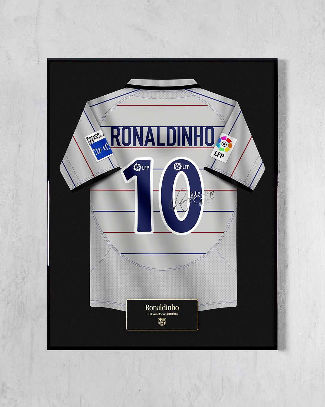 FC Barcelona 2003/04 Visitante - Diseño Jersey