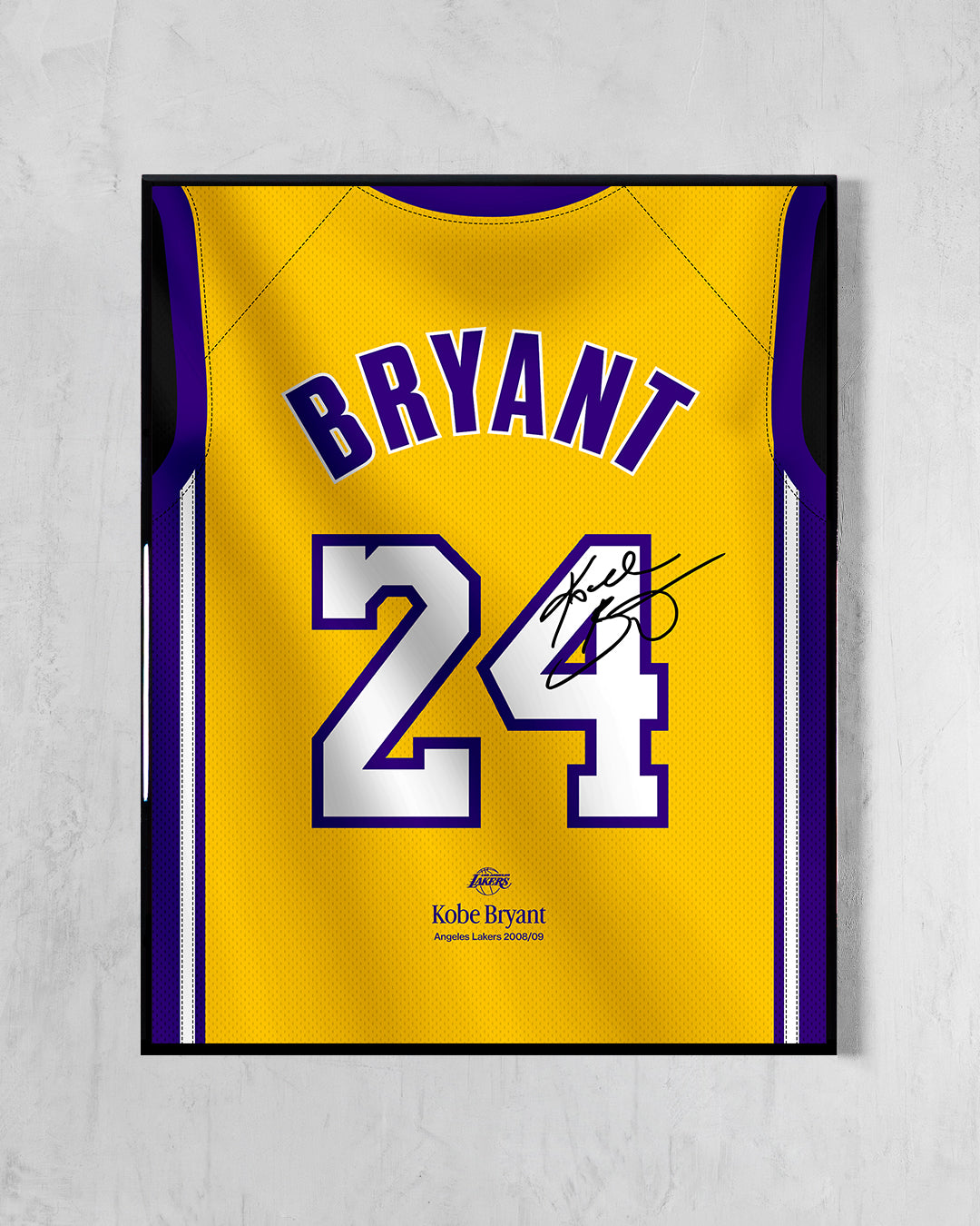 LA Lakers 2008/09 - Diseño Dorsal