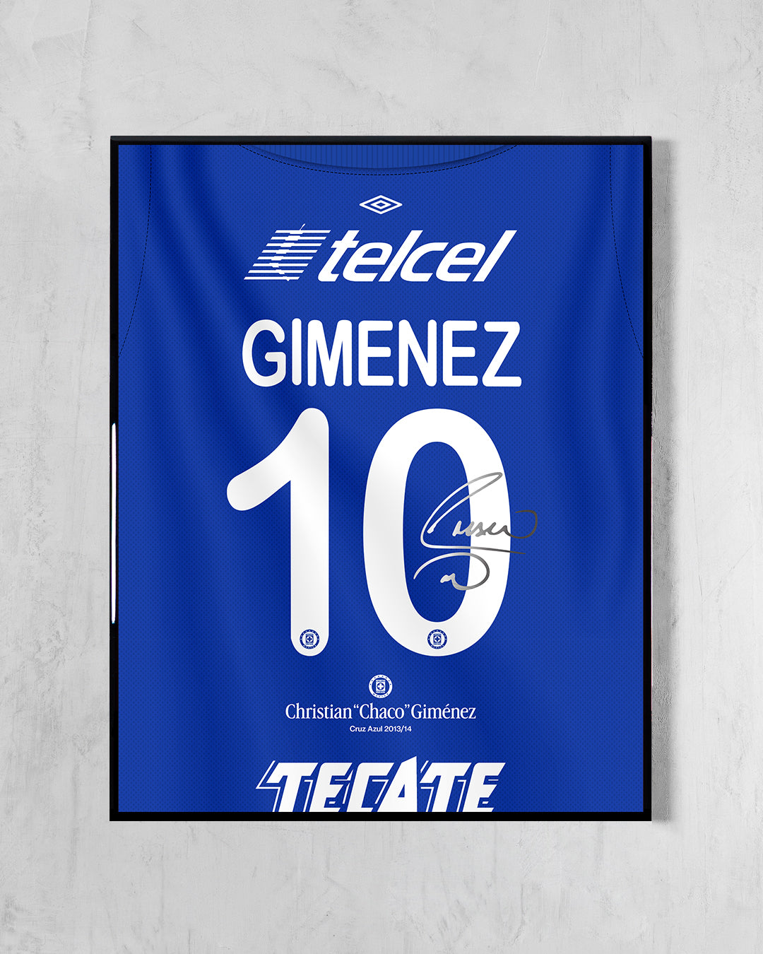 Cruz Azul 2013/14 - Diseño Dorsal