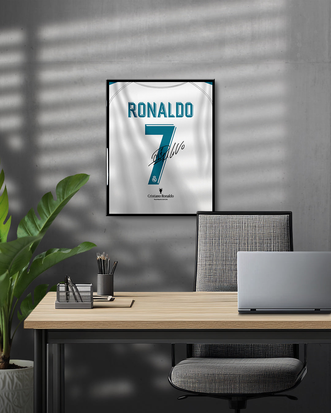 Real Madrid 2017/18 Local - Diseño Dorsal
